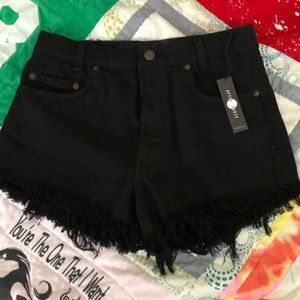 Nasty Gal After Party Levi’s size 27 Black Shorts